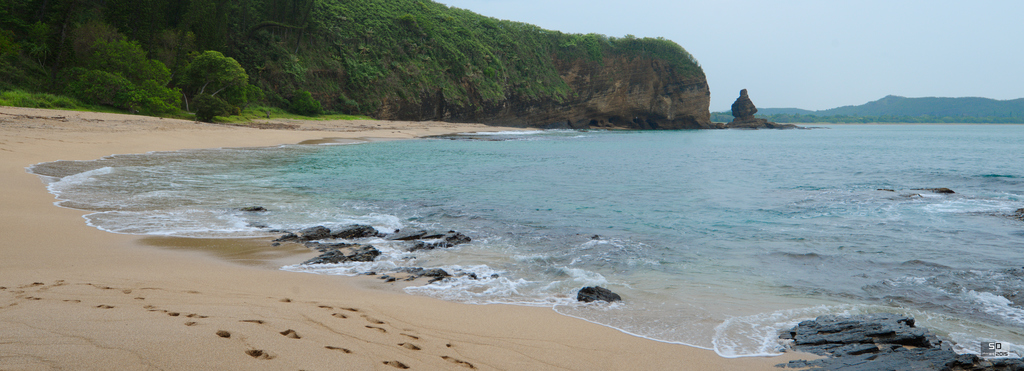 Plage de lagon