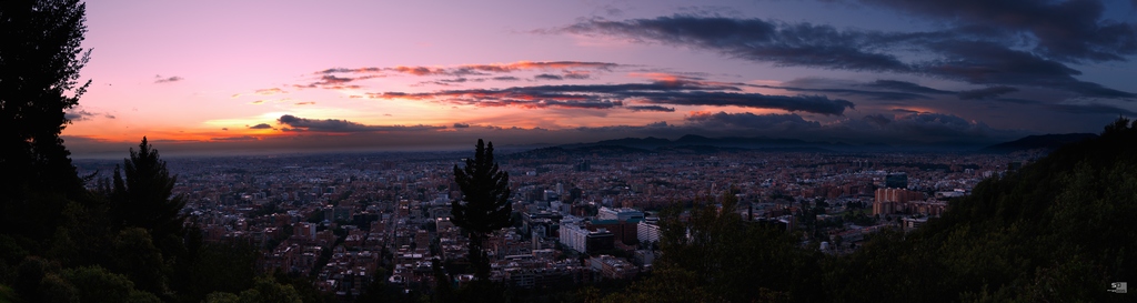 Bogotá au crépuscule